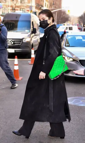 Selena Gomez wearing Louis Vuitton bag