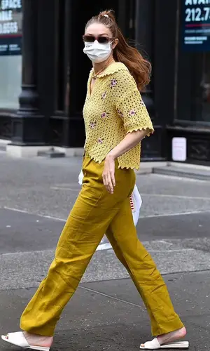 Gigi Hadid wearing Evolve Together other