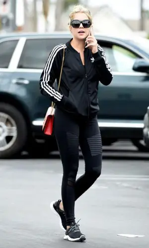 Ashley Benson wearing Adidas jacket