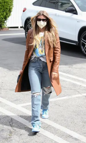 Sofia Richie wearing Nike sneakers