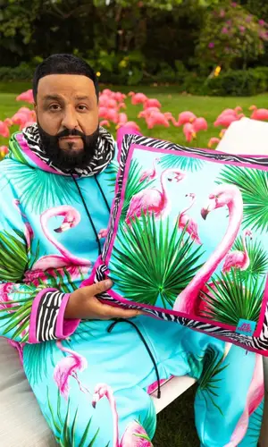 DJ Khaled wearing Dolce & Gabbana sandal