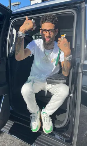 PnB Rock wearing Chrome Hearts eyewear