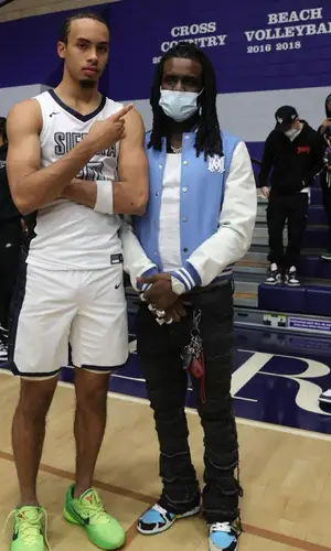 Chief Keef wearing Gucci belt