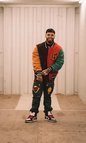 Anuel AA wearing Whensmokeclears pants