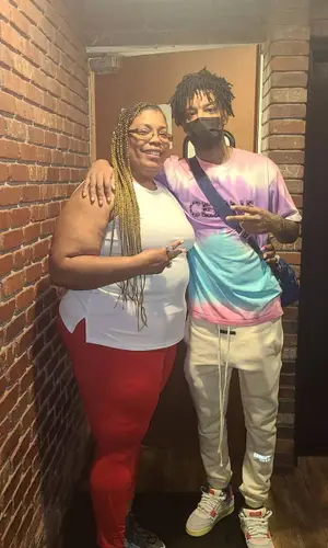 21 Savage wearing Celine t-shirt