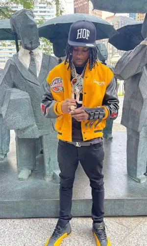 Polo G wearing Jordan other