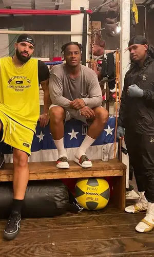 Drake wearing Nike other
