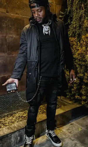 Rowdy Rebel wearing Chrome Hearts cap