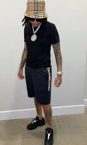 Young M.A wearing Louis Vuitton eyewear