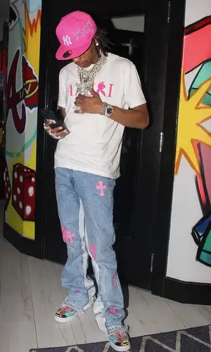 Lil Baby wearing Louis Vuitton other