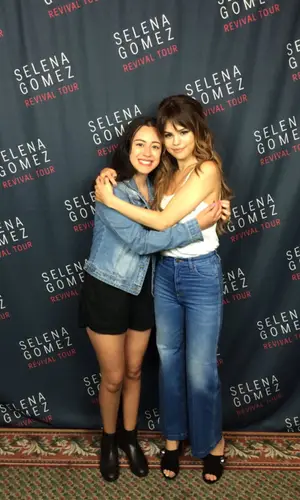Selena Gomez wearing Urban Outfitters top