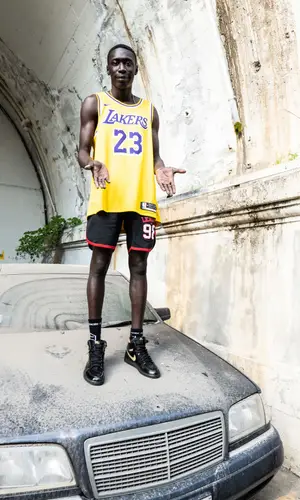 Khaby Lame wearing Nike jersey