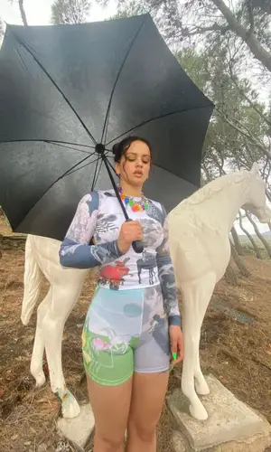 Rosalia wearing Chopova Lowena top