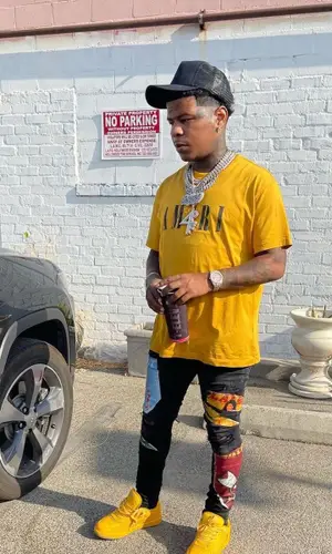 Rylo Rodriguez wearing Amiri cap
