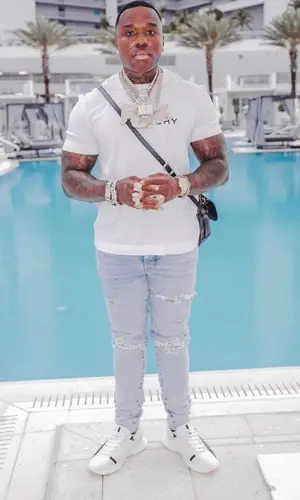 BandMan Kevo wearing Goyard bag