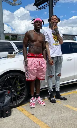 Sauce Walka wearing Young Kings shorts