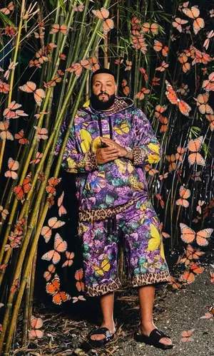 DJ Khaled wearing Dolce & Gabbana sandal