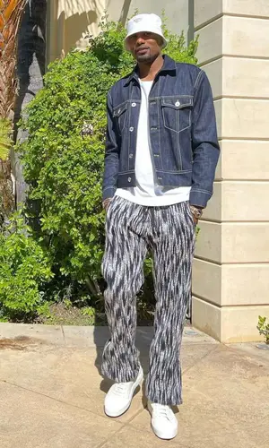 Serge Ibaka wearing Phenom LA pants
