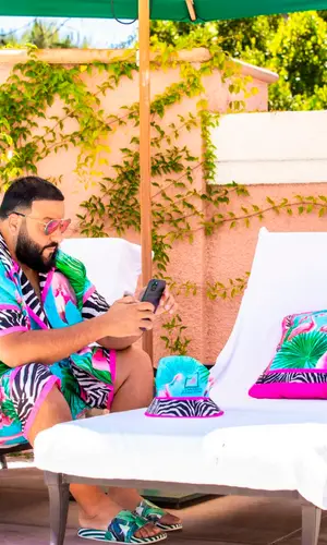 DJ Khaled wearing Dolce & Gabbana hat