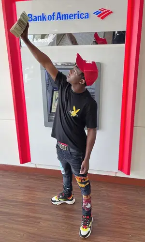 Jackboy wearing Amiri other
