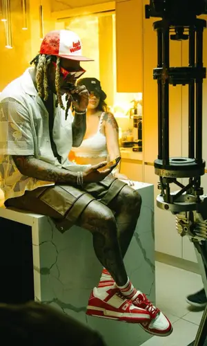 Future wearing Amiri shirt