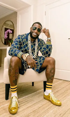 Gucci Mane wearing Gucci sock