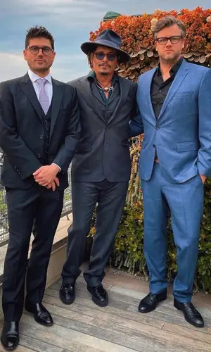 Johnny Depp wearing Stetson hat