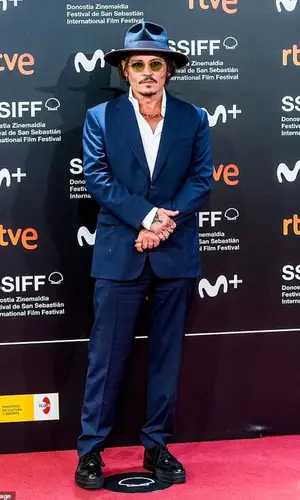 Johnny Depp wearing Stetson hat