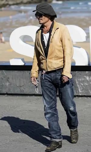 Johnny Depp wearing Anita Ko jewelry