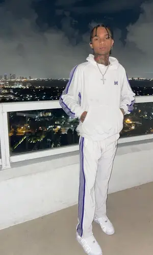 Swae Lee wearing Needles hoody