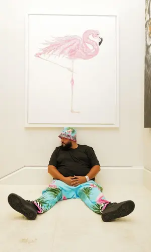 DJ Khaled wearing Dolce & Gabbana hat
