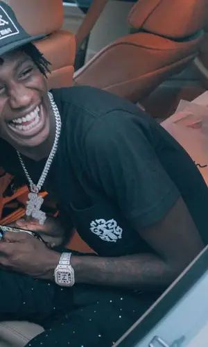 Yung Mal wearing Chrome Hearts cap