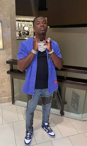 Bankroll Freddie wearing Supreme jersey
