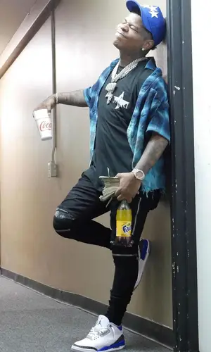 Rylo Rodriguez wearing Amiri shirt