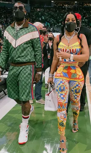 Gucci Mane wearing Gucci sock