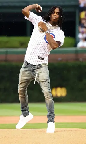 Polo G wearing Rawlings other