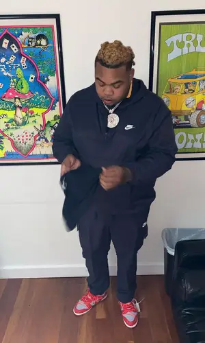 Big Yavo wearing Nike jacket