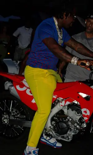 EST Gee wearing Supreme other