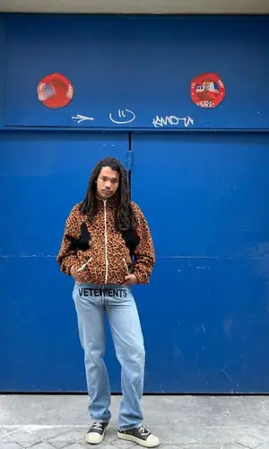 Luka Sabbat wearing Levi’s jeans