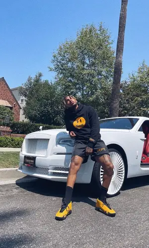 DDG wearing Drew House sock