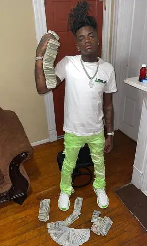 JayDaYoungan wearing Balenciaga sneakers