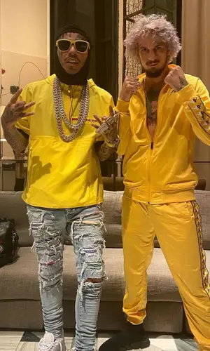 6ix9ine wearing Prada eyewear