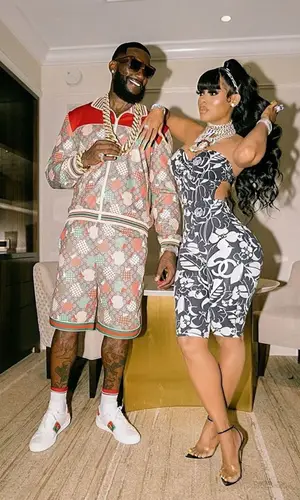 Gucci Mane wearing Gucci sock