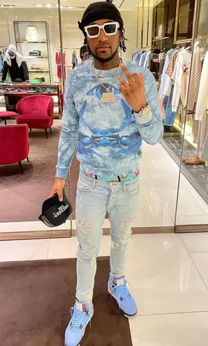 Ron Suno wearing Louis Vuitton eyewear
