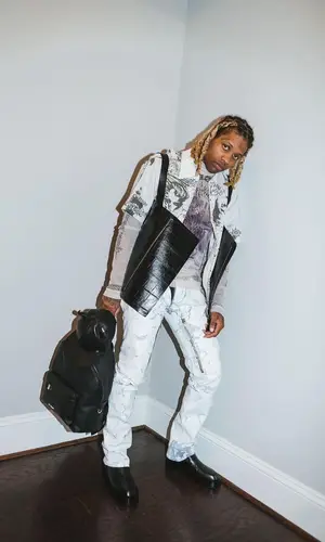 Lil Durk wearing Givenchy shirt