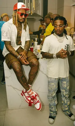 Future wearing Amiri shirt