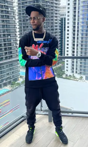 Key Glock wearing Always on Tour sweatshirt