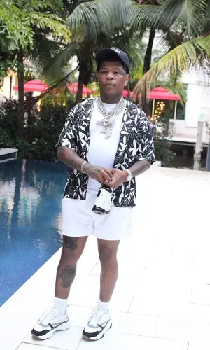 Rylo Rodriguez wearing Amiri shirt