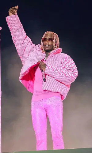 Young Thug wearing Rick Owens shirt