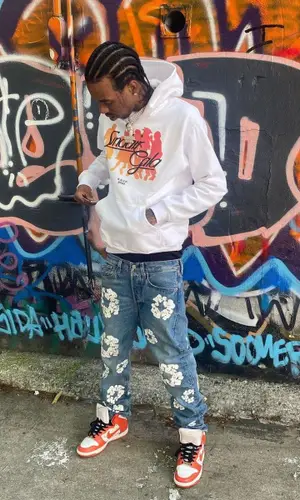 KSupreme wearing Sinclair hoody